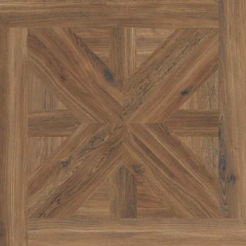 Star XL Parquet Rich Dark Oak Wood Effect 750x750mm Wall and Floor Tile Product Photo 1