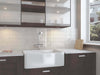 Tau Calacatta Matt Marble Effect Flat Metro Brick 75x300mm Tile in Kitchen 3