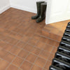 Terracotta Burnt Orange 150x150mm Flat Ceramic Quarry Tile