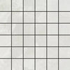 White Stone Effect Porcelain Square Mosaic Tile