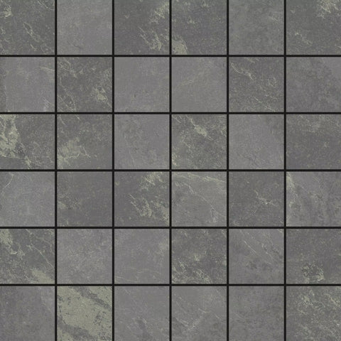 Grey Stone Effect Porcelain Mosaic Wall Tile