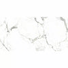 300x600 Rectangle Polished Porcelain Tile with White Marble Effect Design Featuring Heavy Dark Grey Veining