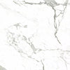 Polished Porcelain 60x60cm Tile with White Marble Effect