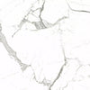 White marble texture with gray veins on a white background