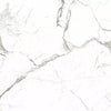 Polished Porcelain 60x60cm Tile with White Marble Effect Design for Walls and Floors