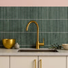 Verona Emerald Green Natural Marble Mosaic Wall and Floor Tile as Kitchen Splashback