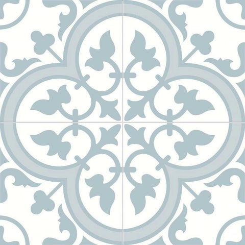 Victorian Henley Light Blue Pattern Ceramic Wall and Floor Tile Product Photo