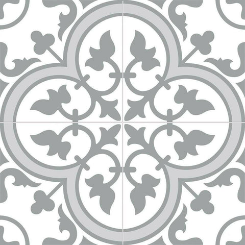 Victorian Henley Light Grey Pattern Ceramic Wall and Floor Tile Product Photo