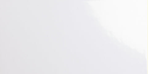 White Gloss Flat Metro Ceramic Wall 100x200mm Tile Product Photo