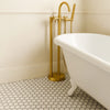 Eterna Hexagon Piccolo White Matt Mosaic Wall and Floor Porcelain Tile
