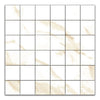 Gentle Gold White and Gold Marble Mosaic Sheet Tile Design 2