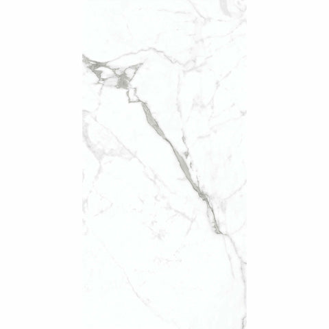 Allura XL 60x120cm White Matt Marble Effect Wall and Floor Tiles Product Image 1