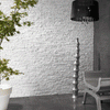 Sparkle White Real Marble Split Face Wall Tiles on wall