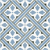 Mr Jones Blue Pattern Wall and Floor Tile Design