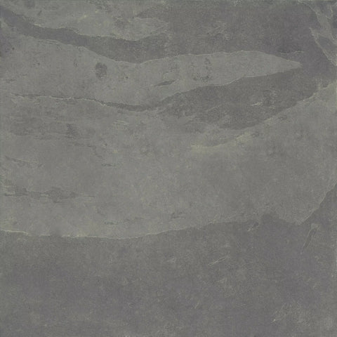 Trilogy Graphite Grey Porcelain Stone Effect Anti Slip 600x600mm Floor Tile