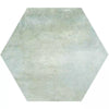 Tropical Ocean Washed Blue Hexagon 333x285mm Wall and Floor Porcelain Tile
