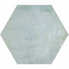Tropical Ocean Washed Blue Hexagon 333x285mm Wall and Floor Porcelain Tile