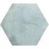 Tropical Ocean Washed Blue Hexagon 333x285mm Wall and Floor Porcelain Tile
