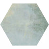 Tropical Ocean Washed Blue Hexagon 333x285mm Wall and Floor Porcelain Tile