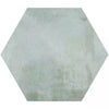 Tropical Ocean Washed Blue Hexagon 333x285mm Wall and Floor Porcelain Tile