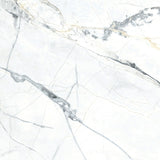 Allure Calacatta Polished White Marble Effect 90x90cm Tiles Design 1