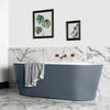 Allure Calacatta Polished White Marble Effect 90x90cm Tiles in Bathroom Right Angle