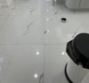 Polished Calacatta XL White Marble Effect 100x100cm Floor Tiles in Kitchen 2