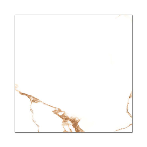 Auxir Polished Gold and White Marble Effect 60x60cm Tiles Design 1