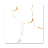 Auxir Polished Gold and White Marble Effect 60x60cm Tiles Design 6