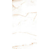 White Marble Effect Tile with gold and beige veining details