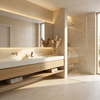 Bies Beige Sand Stone Effect Porcelain Matt Wall and Floor 1200x600mm XL Tile