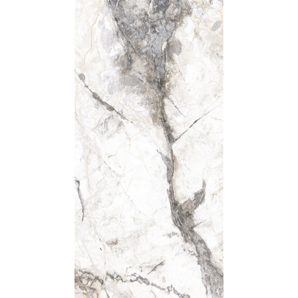 Calacatta Heavy Polished Porcelain Marble Effect 60x120cm Wall and ...