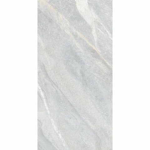 Capella Light Grey Porcelain Marble Stone Effect Wall and Floor Tile 60x30cm Product Image 