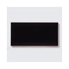 Deep Black Bevelled Matt Metro 100x200mm Ceramic Subway Wall Tile