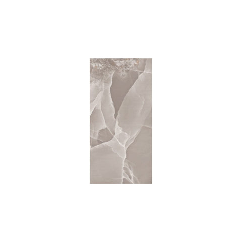 Brown Onyx Marble Effect 60x120cm Tile with white veining 