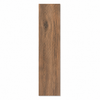 A vertical rectangular wood-look panel or plank with a medium brown grain pattern and a small knot, centered on a plain white background.