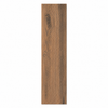A vertical rectangular wood-look panel or plank with a medium brown grain pattern and a small dark knot near the upper left, shown on a plain white background.