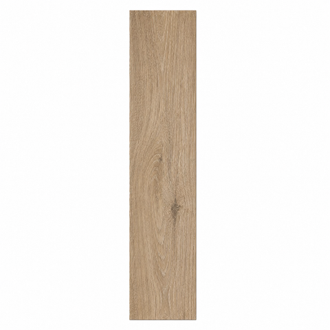 Wooden panel with a light brown finish on a white background