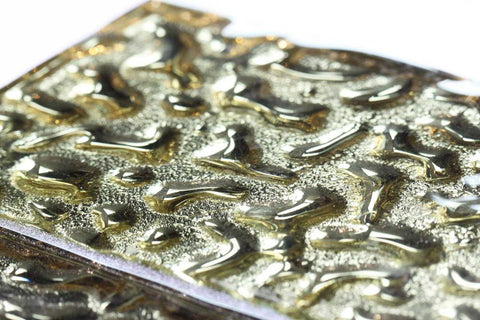 Melted Gold 3D Glass Metro 100x200mm Metro Wall Tile Product Photo 2