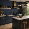 Portofino Navy Blue Hexagon 230x270mm Matt Porcelain Wall and Floor Tile