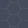 Portofino Navy Blue Hexagon 230x270mm Matt Porcelain Wall and Floor Tile