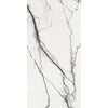White and Black Dramatic Marble Effect Polished Porcelain Tile