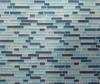 Oceania Blue Linear Sparkle Glass Mosaic Wall Tile