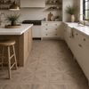 Starline Parquet Honey Natural Oak Wood Effect Porcelain 600x600mm Floor Tile
