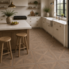 Starline Parquet Honey Natural Oak Wood Effect Porcelain 600x600mm Floor Tile