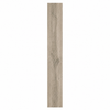A single long rectangular wood-look plank or tile sample with a light grey-brown grain pattern, centered on a plain white background.