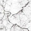 White Marble Effect Tile with Dramatic Black Veining 