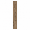 A single rectangular wood-look plank or panel with a medium brown natural grain pattern, centered on a plain white background.