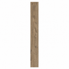 A single rectangular wood-look plank or panel with a weathered brown and beige grain pattern, centered on a plain white background.