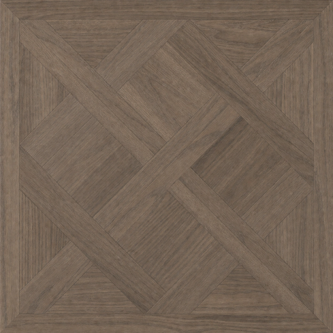 Deep Brown Parquet Wood Effect Hazelnut Basket Weave 600x600mm Porcelain Floor and Wall Tile